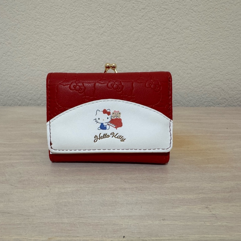 Hello Kitty Red and White Wallet. NWT. Made in Japan